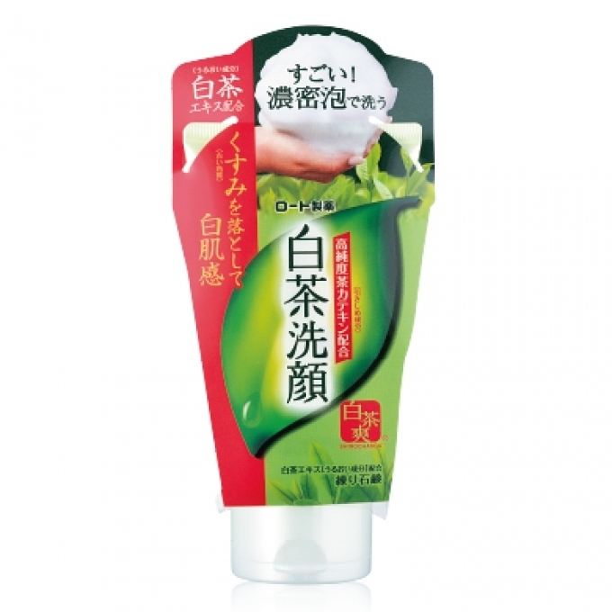  Sữa rửa mặt trà xanh Rohto Shirochasou Green Tea Foam 120gam