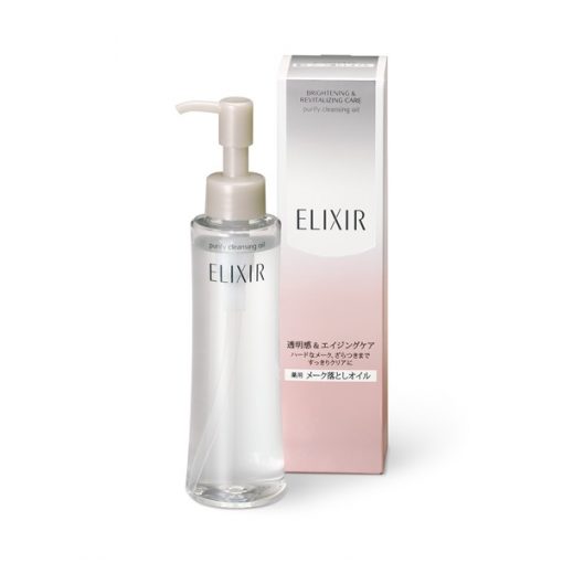 dau tay trang shiseido elixir brightening revitalizing care purifying cleansing oil