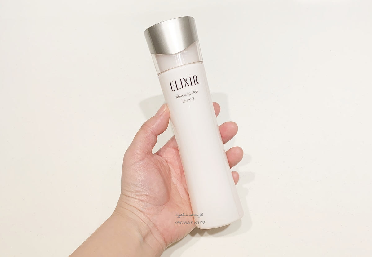 nuoc hoa hong duong trang shiseido elixir whitening clear lotion
