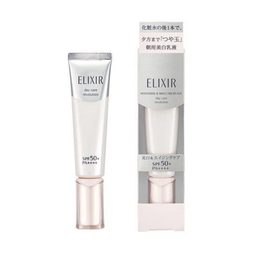 duong ngay shiseido elixir skin care by day care revolution new spf50