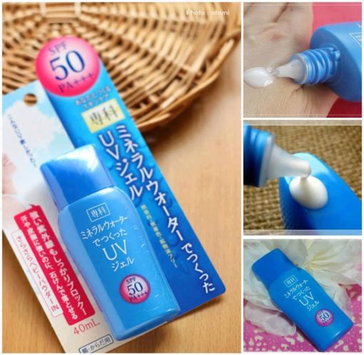 kem chong nang shiseido mineral water senka spf 50 pa 40ml