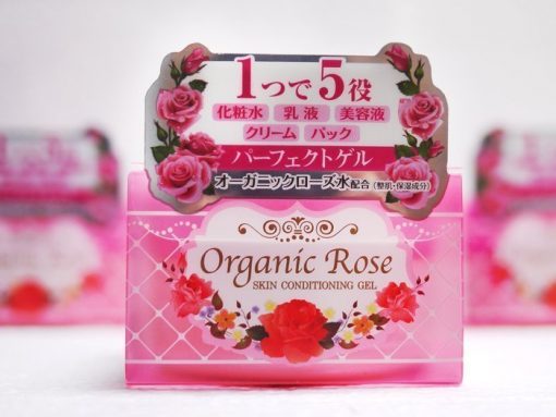 kem duong meishoku organic rose skin conditioner gel 5 in 1