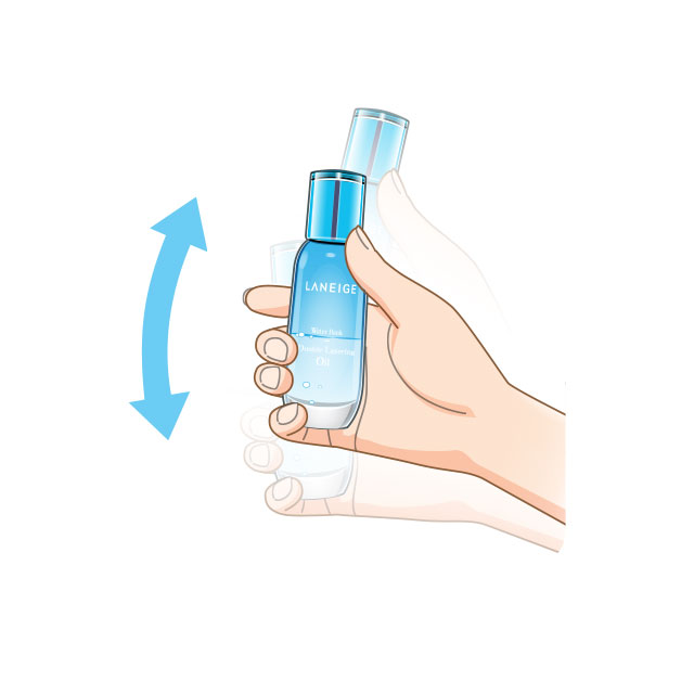 how to use Laneige Water Bank Double Layering Oil