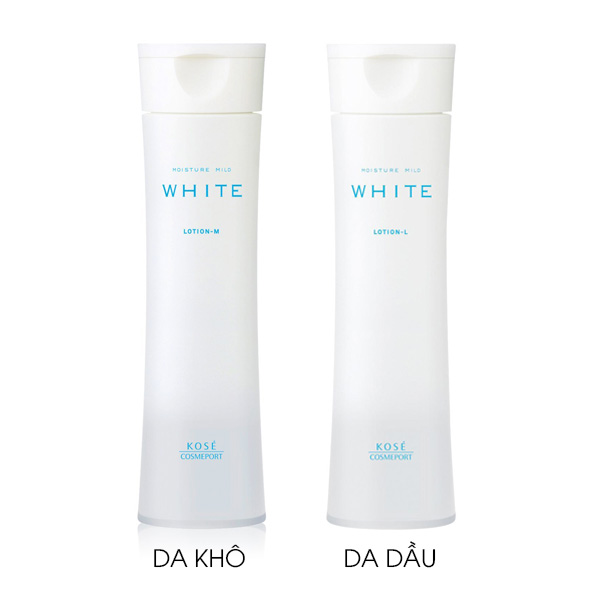 nuoc hoa hong kose moisture mild white lotion