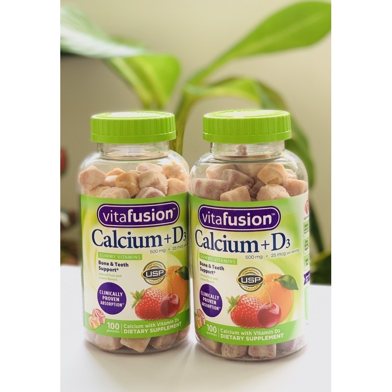 canxi vitafusion 500mg calcium d3 gummy vitamins