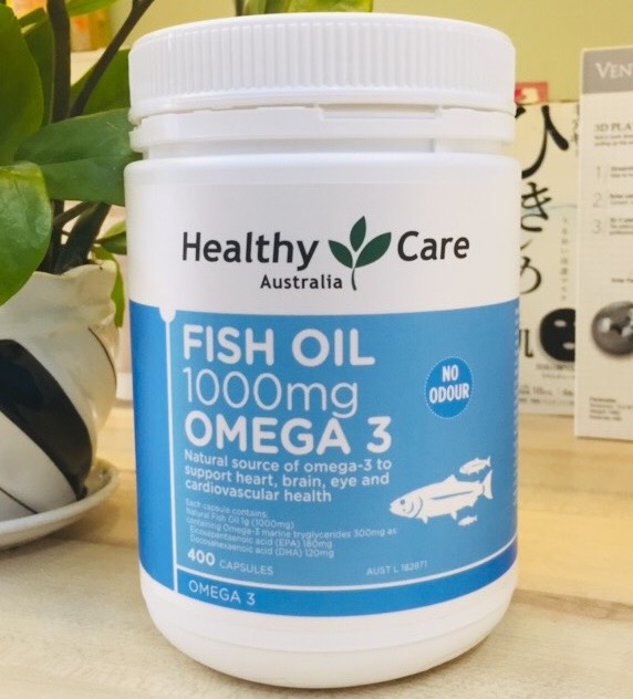 vien uong dau ca healthy care fish oil 1000mg omega 3 uc