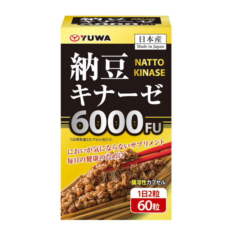 Viên uống phòng chống đột quỵ Natto Kinase 6000FU Yuwa Nhật Bản