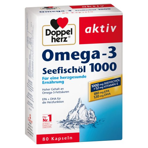 Omega 3 Seefischöl 1000 Doppelherz aktiv