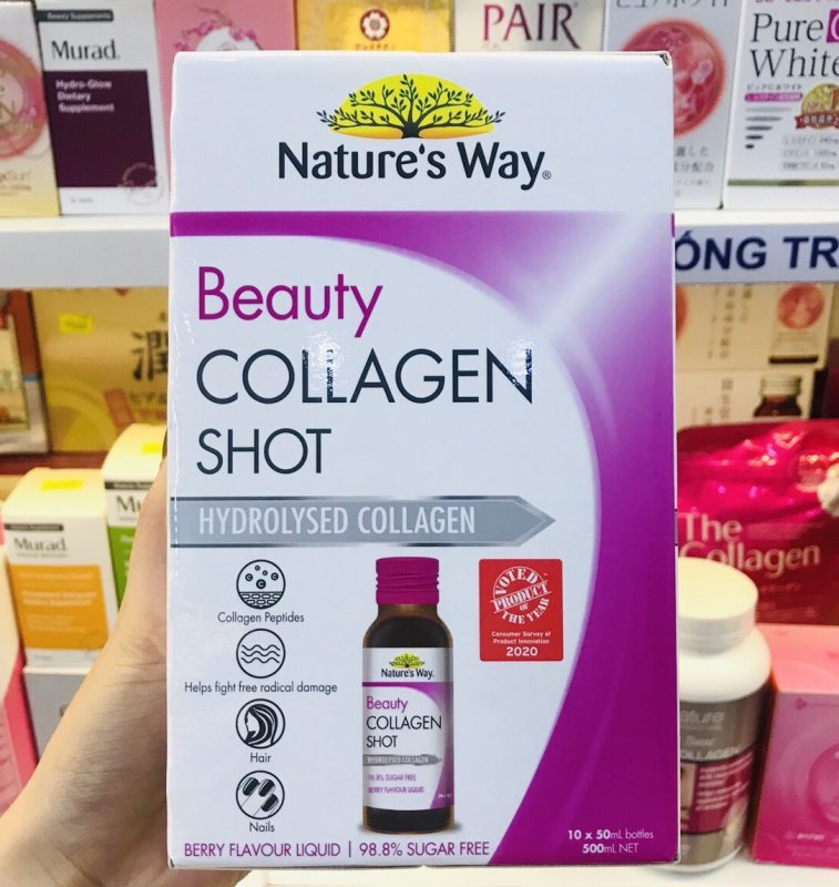 collagen natures way beauty collagen shot dang nuoc cuc