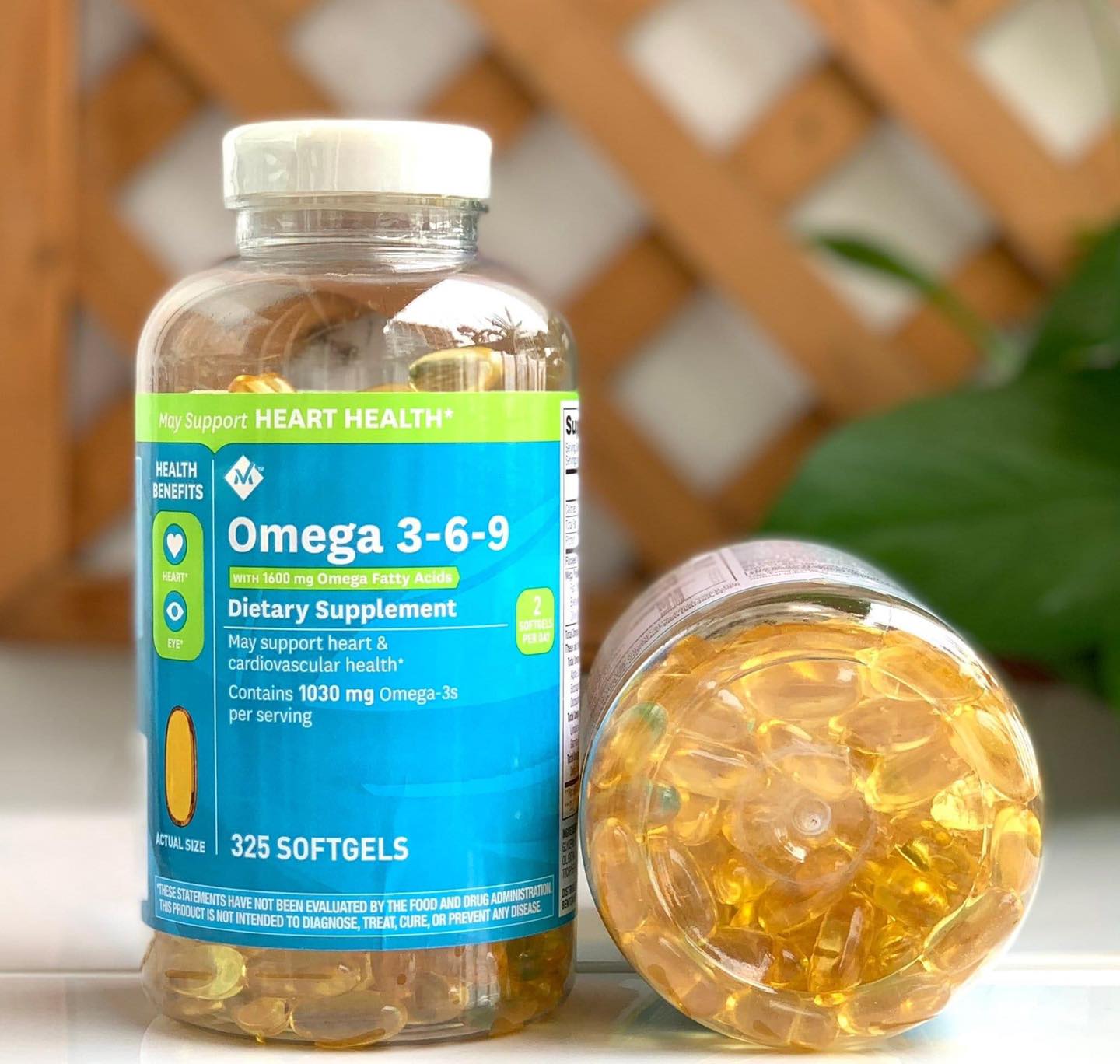 Viên uống dầu cá Omega 3-6-9 Supports Heart Health của MỸ mẫu mới