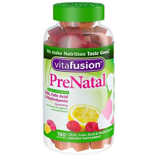 keo bo sung vitamin cho ba bau vitafusion prenatal 180 gummies