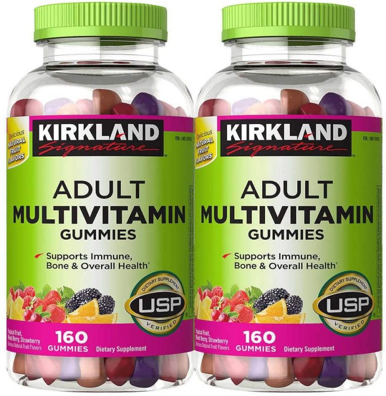 keo deo bo sung vitamin kirkland signature adult multivitamin gummies