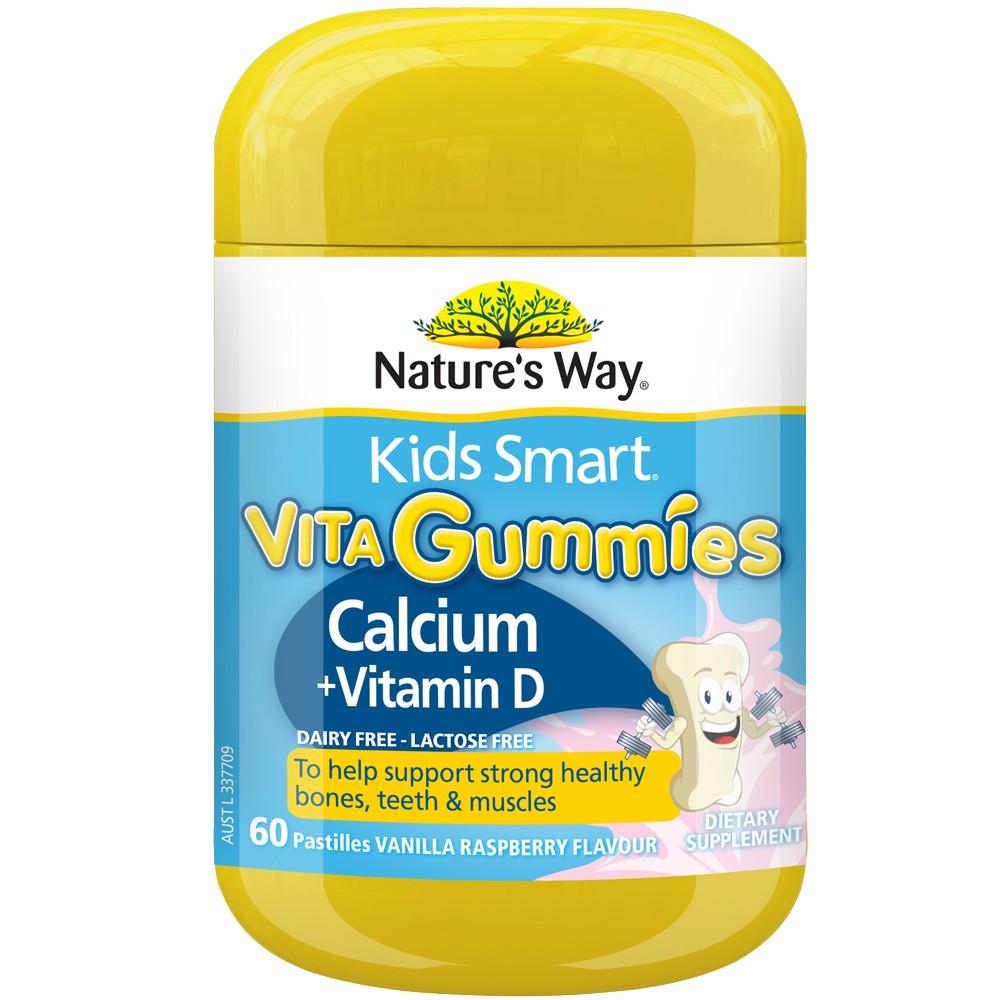 keo deo natures way kids smart vita gummies calcium vitamin d