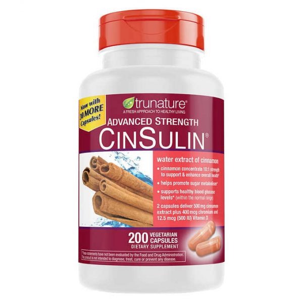 trunature advanced strength cinsulin