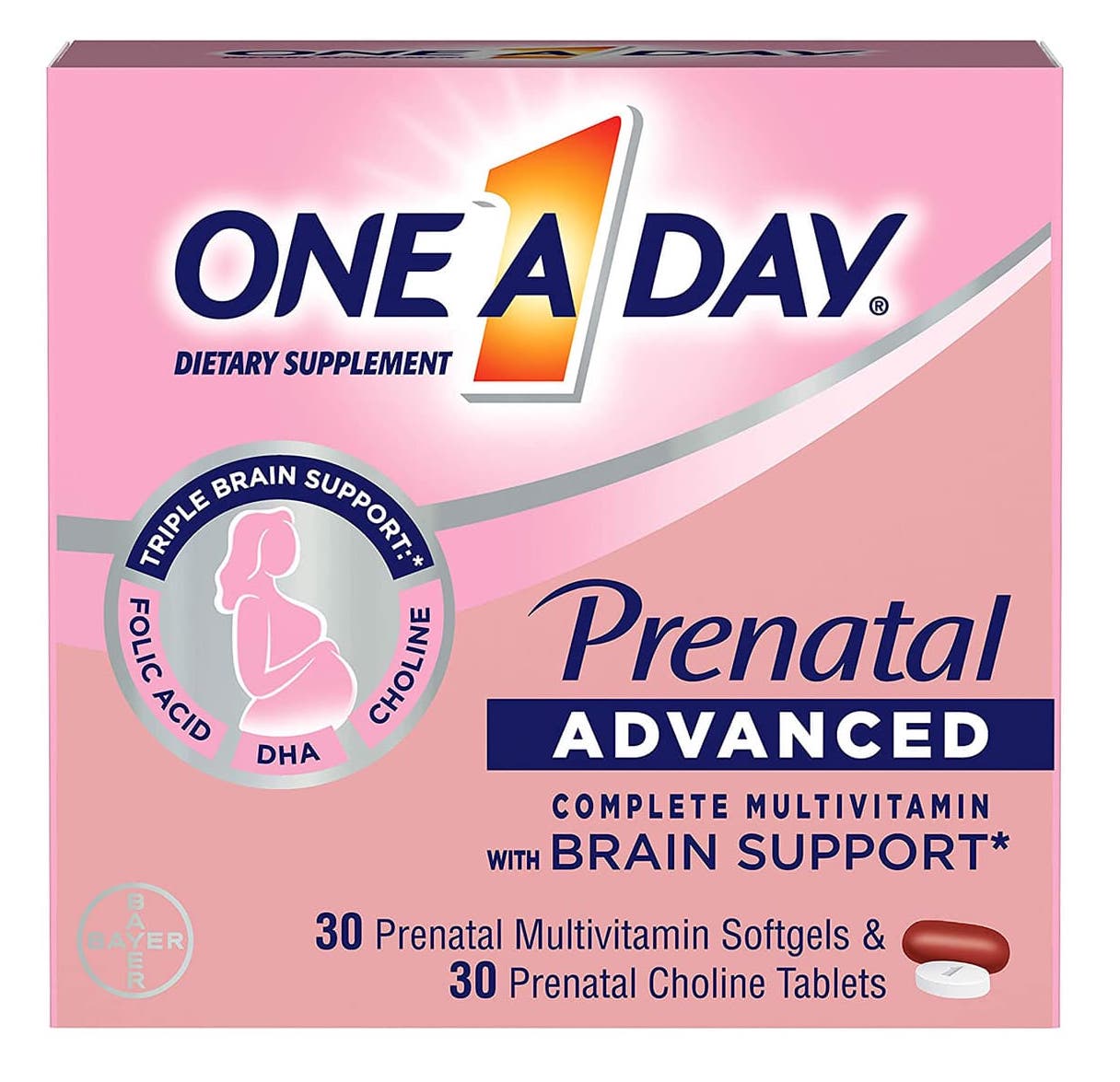 vien bo ba bau one a day prenatal advanced complete multivitamin