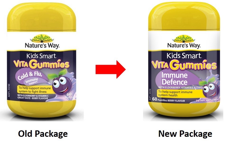 vien nhai natures way kids smart vita gummies immune defence new