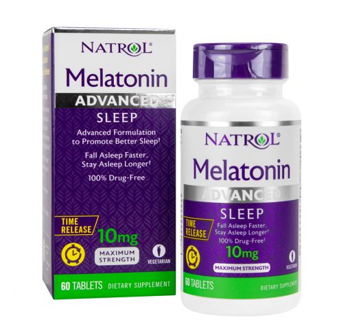 vien uong cai thien giac ngu natrol melatonin advanced sleep 10mg