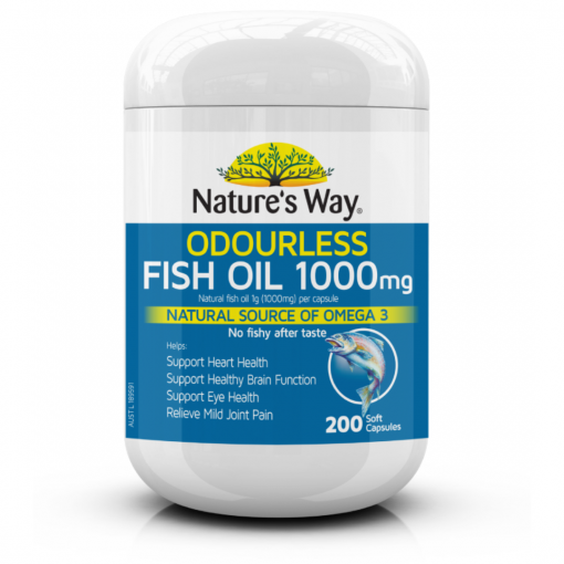 vien uong dau ca natures way odourless fish oil 1000mg