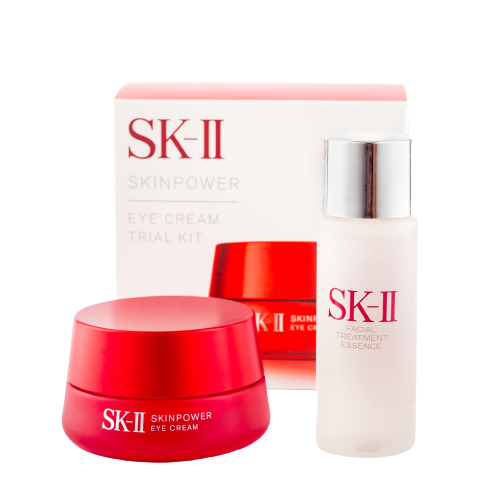 set kem duong mat sk ii skinpower eye cream trial kit