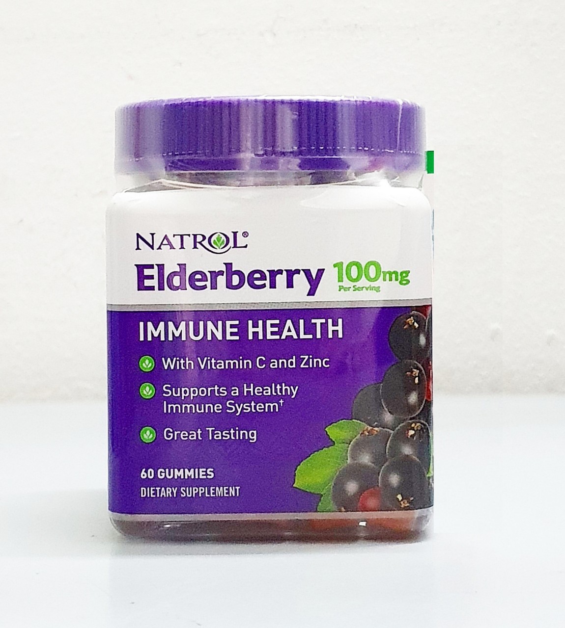 keo deo tang cuong mien dich elderberry 100mg immune healthy