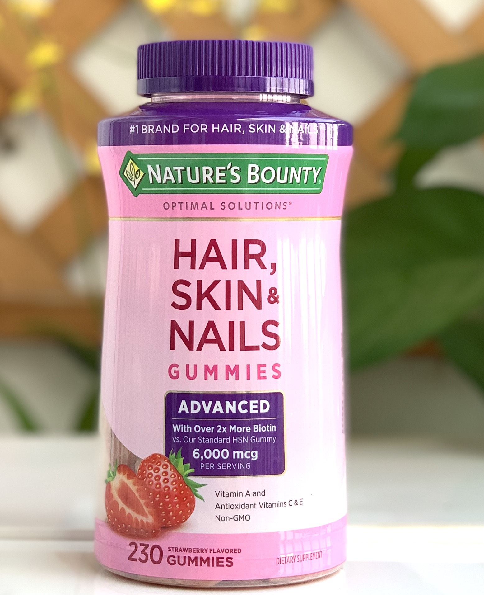 Nature's Bounty HAIR,SKIN AND NAILS Advanced 230 Gummies (3 x 230), 2  x Biotin | eBay