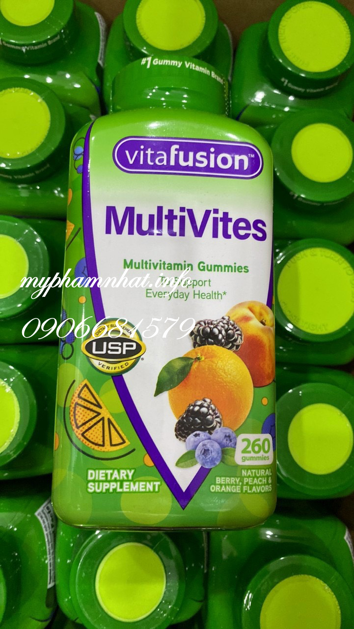 keo deo bo sung multivitamin vitafusion multivites gummies review