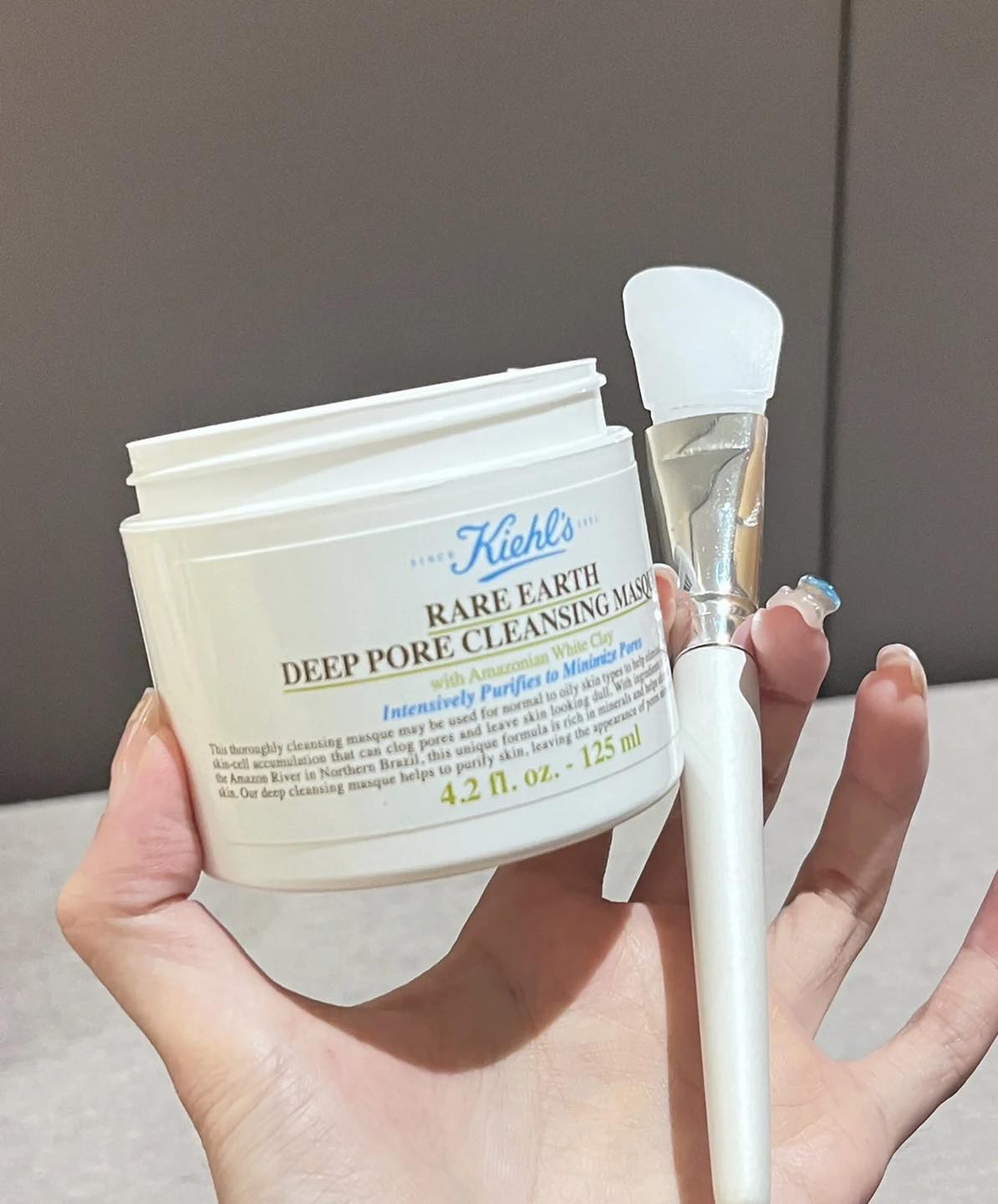 mat na kiehl rare earth deep pore cleansing mask review