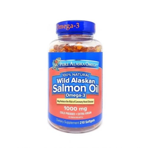 pure alaska omega wild alaskan salmon oil omega 3 1000mg