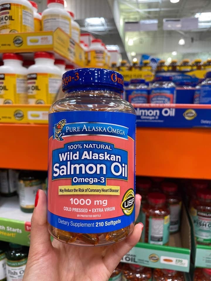 vien dau ca hoi pure alaska omega wild alaskan salmon oil omega 3 1000mg review