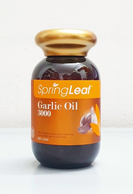 tinh dau toi garlic oil 3000mg cua hang spring leaf tu uc chai 360 vien cua uc