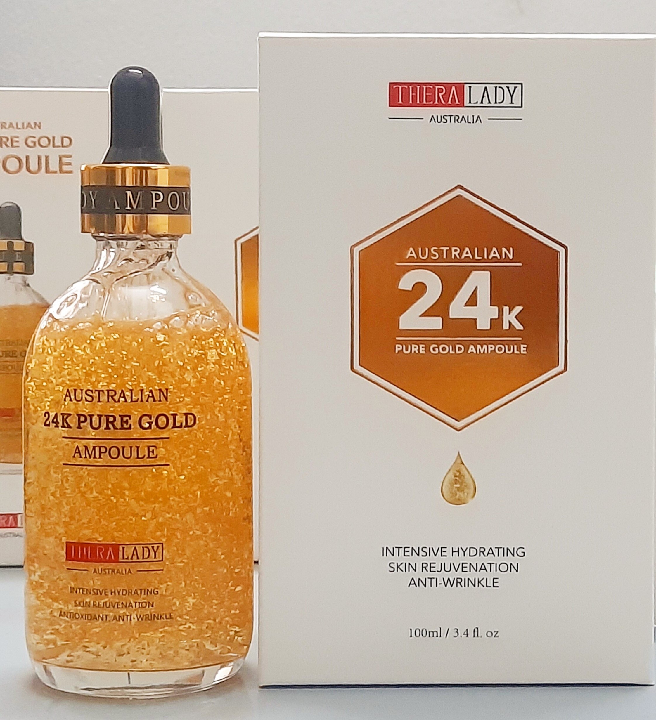 serum vang australian 24k pure gold ampoule chai 100ml