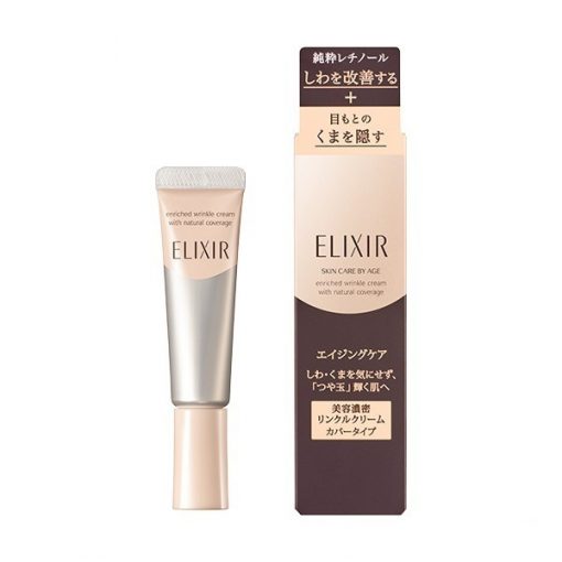 kem che phu nep nhan shiseido elixir skin care by age enriched wrinkle cream with natural coverage nhat ban