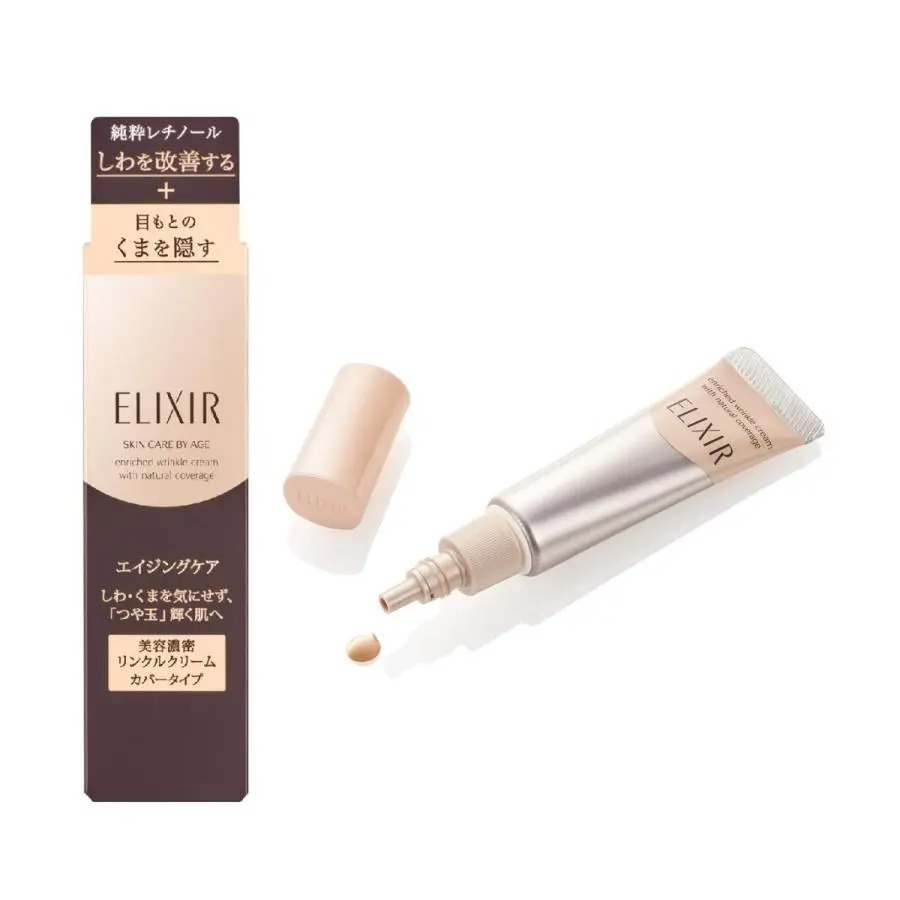 kem che phu nep nhan shiseido elixir skin care by age enriched wrinkle cream with natural coverage
