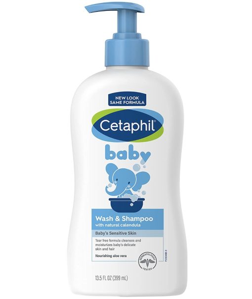 cetaphil baby shampoo body wash with organic calendula 399ml