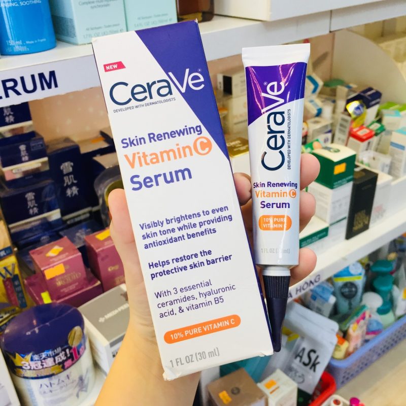 tinh chat sang da cerave skin renewing vitamin c serum usa