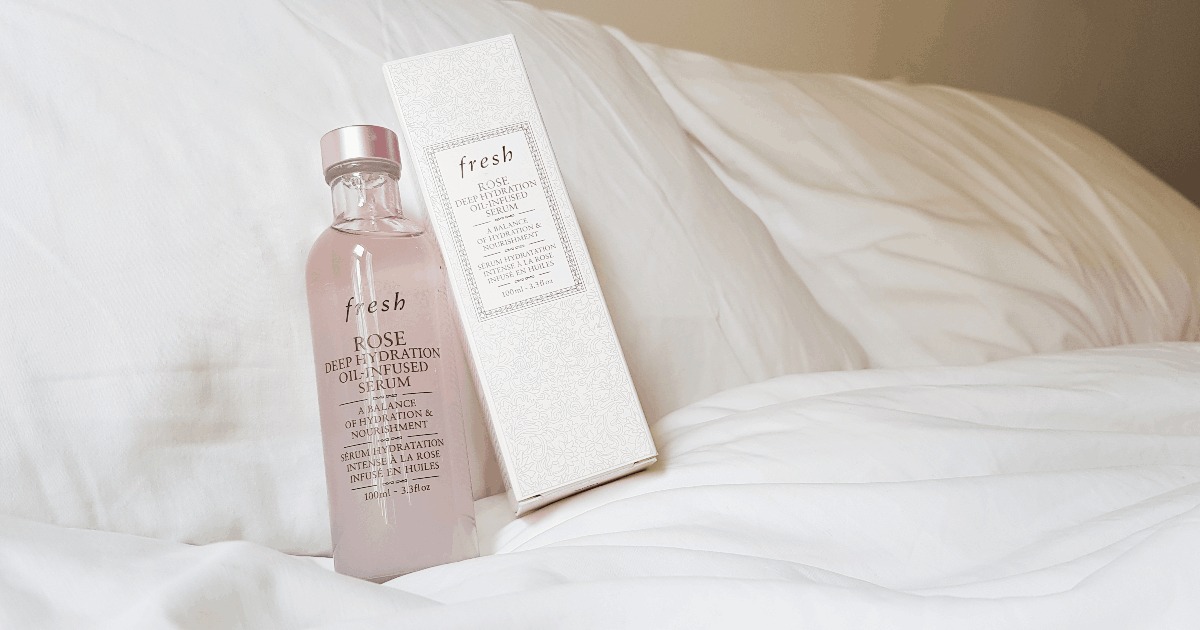 fresh rose oil infused serum review
