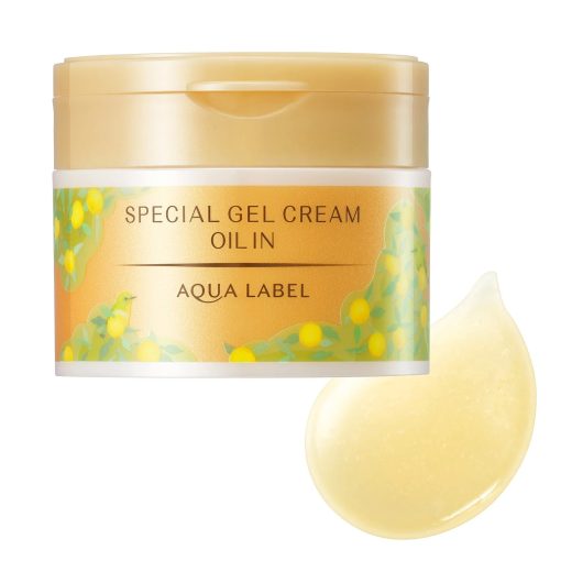 kem duong shiseido aqualabel special gel cream oil in vang new review