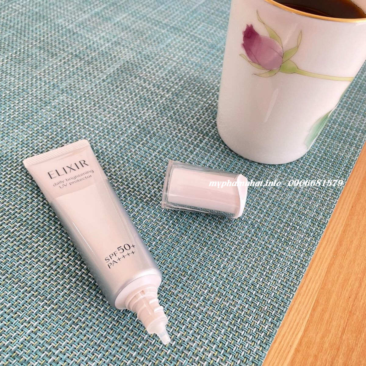 chong nang elixir shiseido brightening uv protector spf50 pa nhat ban