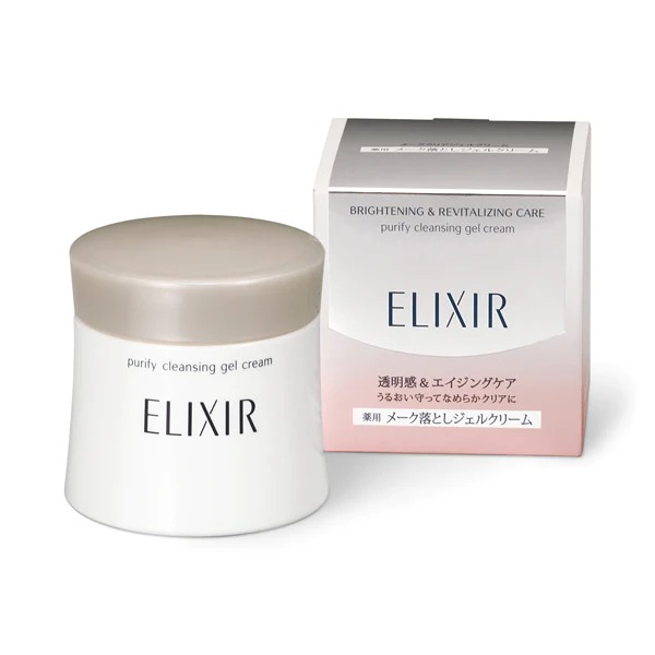 kem tay trang shiseido elixir brightening revitalizing care purify cleansing gel cream