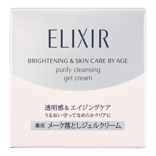 kem tay trang shiseido elixir brightening skin care by age purify cleansing gel cream