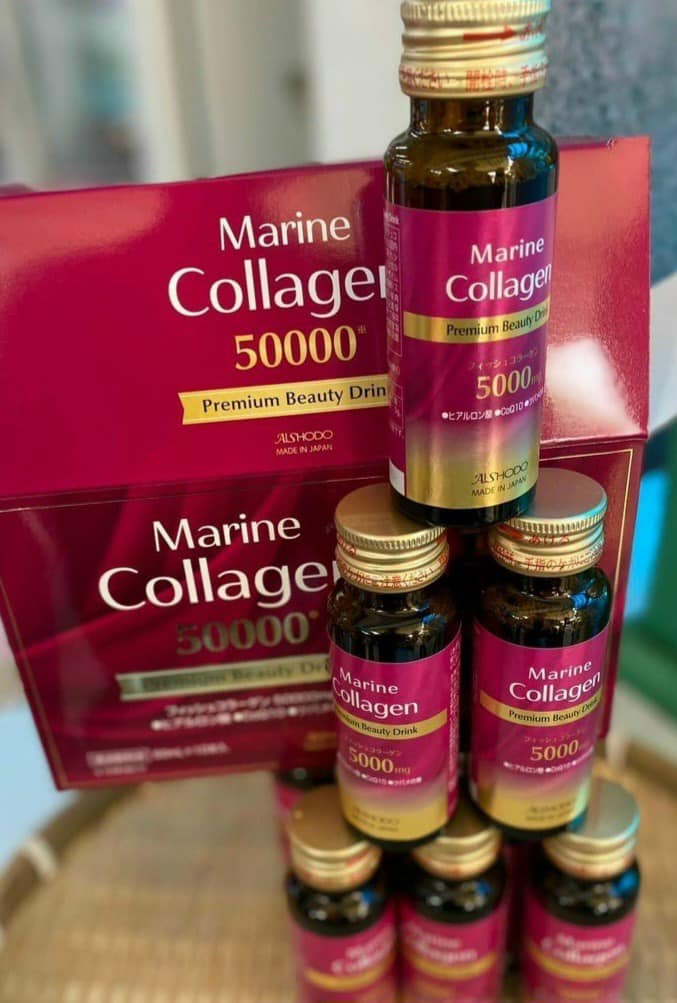 nuoc uong aishodo marine collagen 50000 premium beauty nhat ban