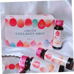 nuoc uong collagen cola rich collagen shot qsai japan