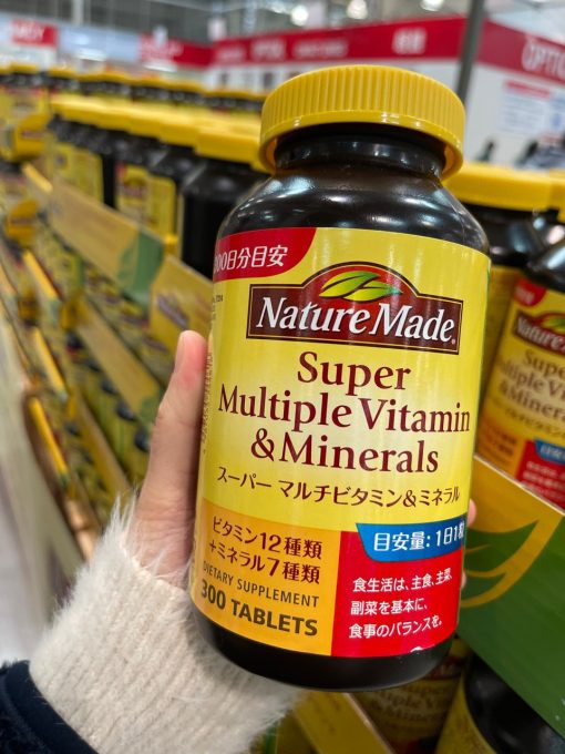 vien uong vitamin tong hop nature made super multiple vitamin minerals 300 vien