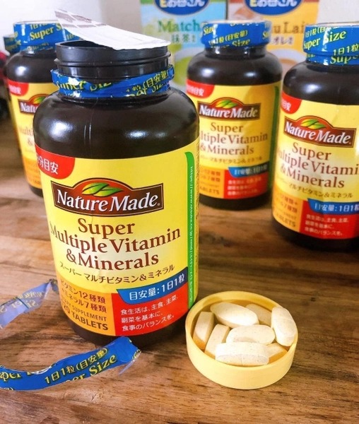 vitamin tong hop nature made super multiple vitamin minerals review