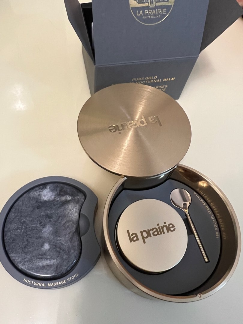 cach dung review la prairie pure gold radiance nocturnal balm