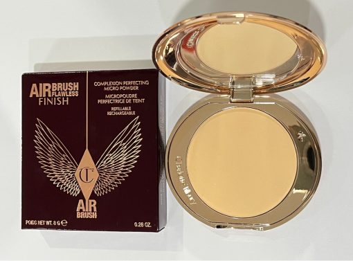 review charlotte tilbury airbrush flawless finish complexion perfecting micro powder