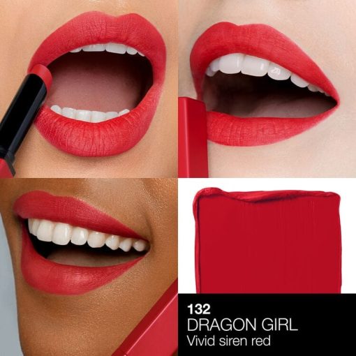 review mau son nars powermatte lipstick dragon girl 132 review
