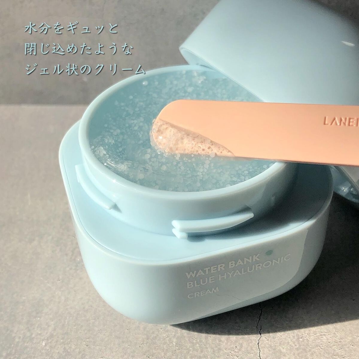 review kem duong laneige water bank blue hyaluronic cream for combination to oily