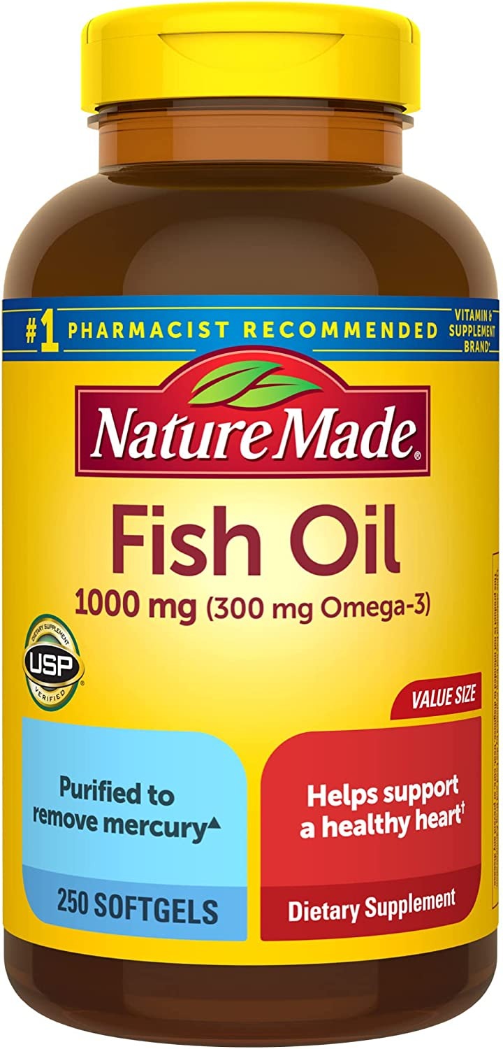 vien uong dau ca nature made fish oil 1000mg 300mg omega 3