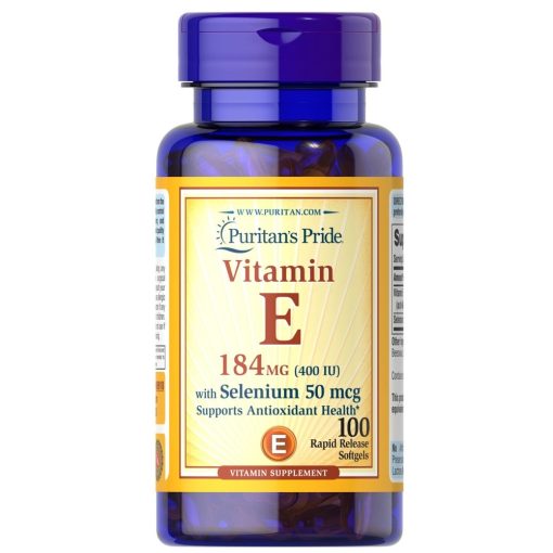 vitamin e 400iu with selenium 50mcg